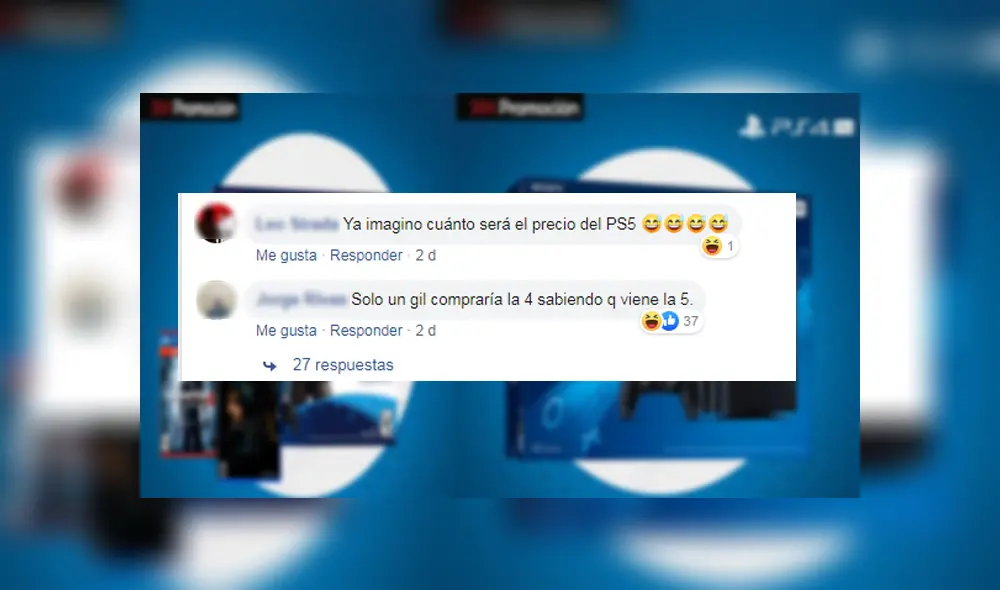 Desliza para ver los mejores comentarios que hicieron los usuarios de Facebook. Foto: Captura. Desliza para ver los mejores comentarios que hicieron los usuarios de Facebook. Foto: Captura.