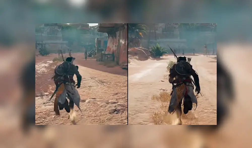 Así se vería un videojuego de PS4 en PS5 con la retrocompatibilidad.