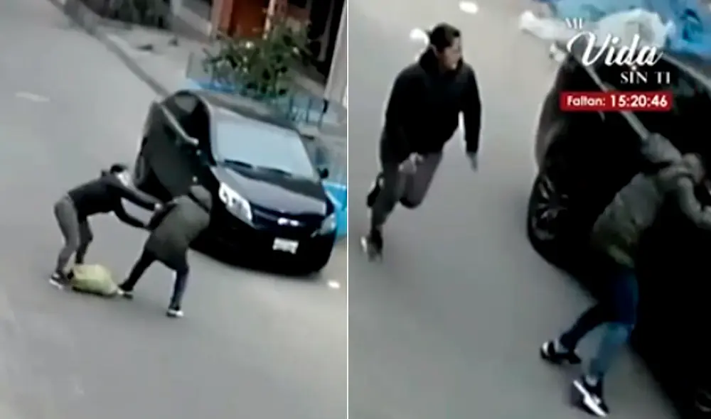 La denuncia fue realizada en la comisaría de Canto Rey. Foto: captura/América TV. La denuncia fue realizada en la comisaría de Canto Rey. Foto: captura/América TV.