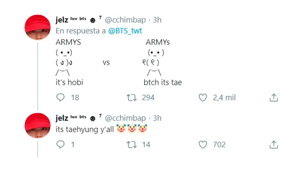 BTS: ARMY debate entre Taehyung y J-Hope