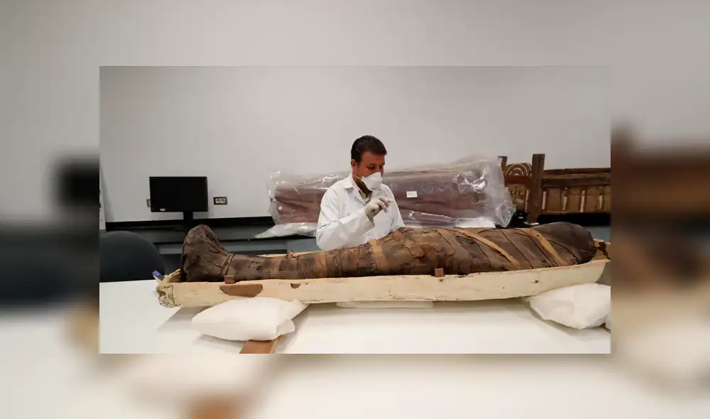 Conoce los detalles de la primera restauración al sarcófago de Tutankamón [FOTOS]