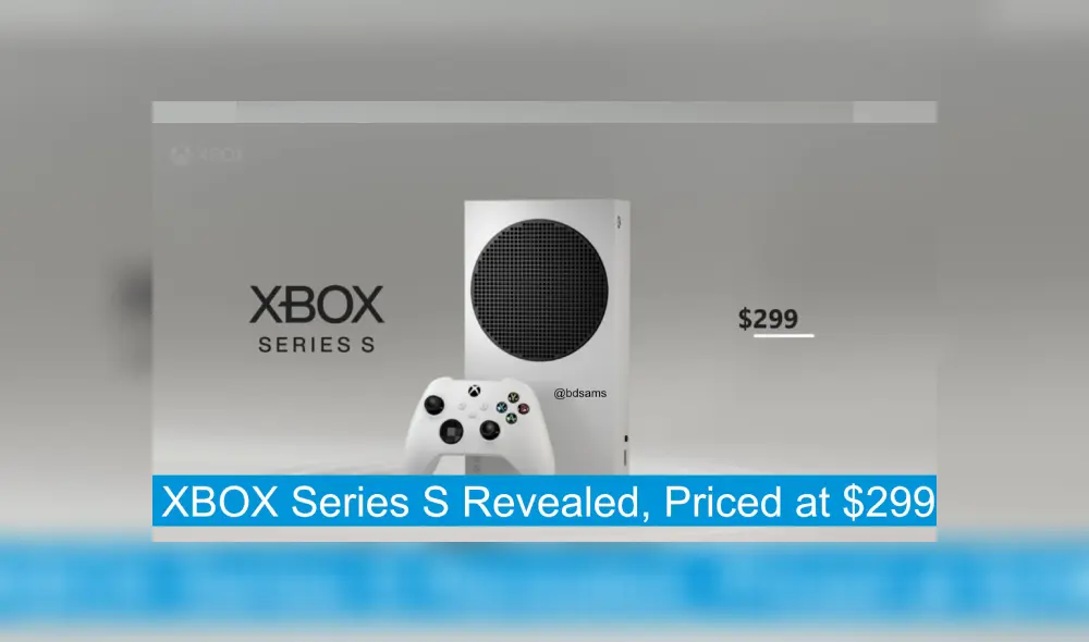 Sorpresivo. La Xbox Series S podría ya haber sido revelada. ¿Podrá Sony igualar su cómodo precio con la PS5 Digital Edition? Imagen: Brad Sams.