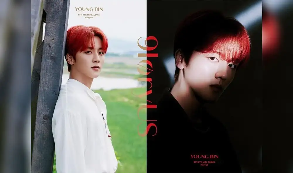 Jacket póster 'Summer Breeze' de YOUNG BIN de SF9 para su octavo mini álbum 9loryUS. Crédito: Instagram