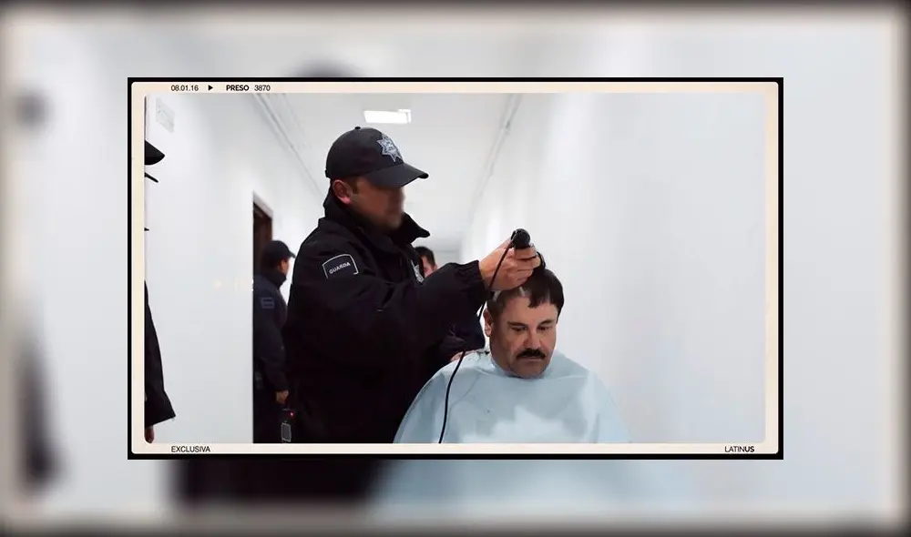 Quedó captado el momento en que raparon al Chapo Guzmán. Foto: Latinus