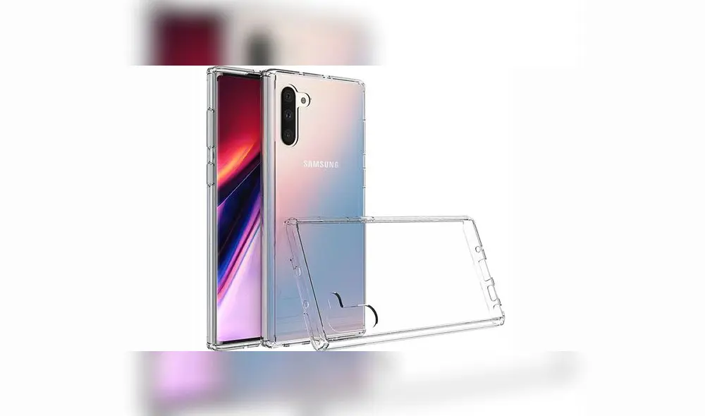 El Samsung Galaxy Note 10 dispone de un módulo de triple cámara trasera en vertical.