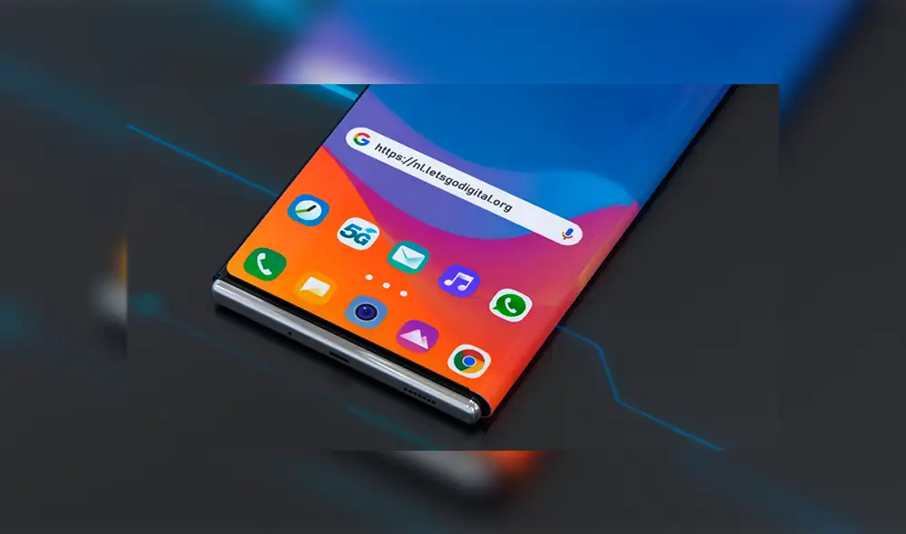 LG presenta nuevo diseño de smartphone plegable con pantalla flexible envolvente. | Foto: LetsGoDigital.
