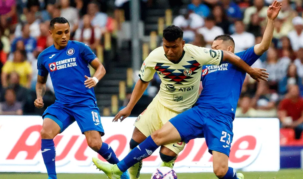 Sigue aquí EN VIVO ONLINE el América vs. Cruz Azul por la jornada 13 del Torneo Apertura 2019 de la Liga MX. | Foto. EFE Sigue aquí EN VIVO ONLINE el América vs. Cruz Azul por la jornada 13 del Torneo Apertura 2019 de la Liga MX. | Foto. EFE