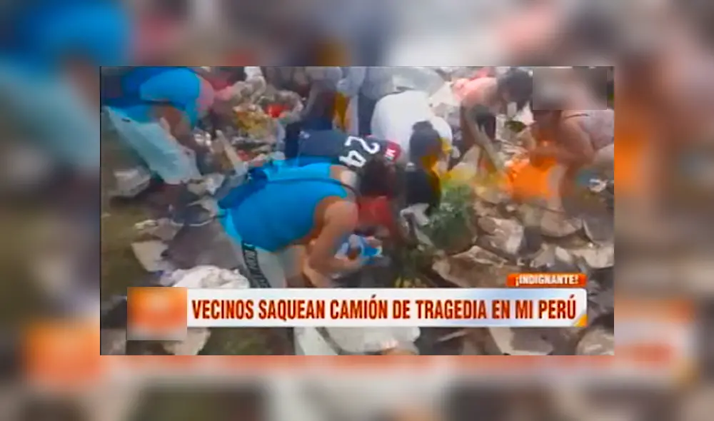 Vecinos arrasaron con todo a su paso.