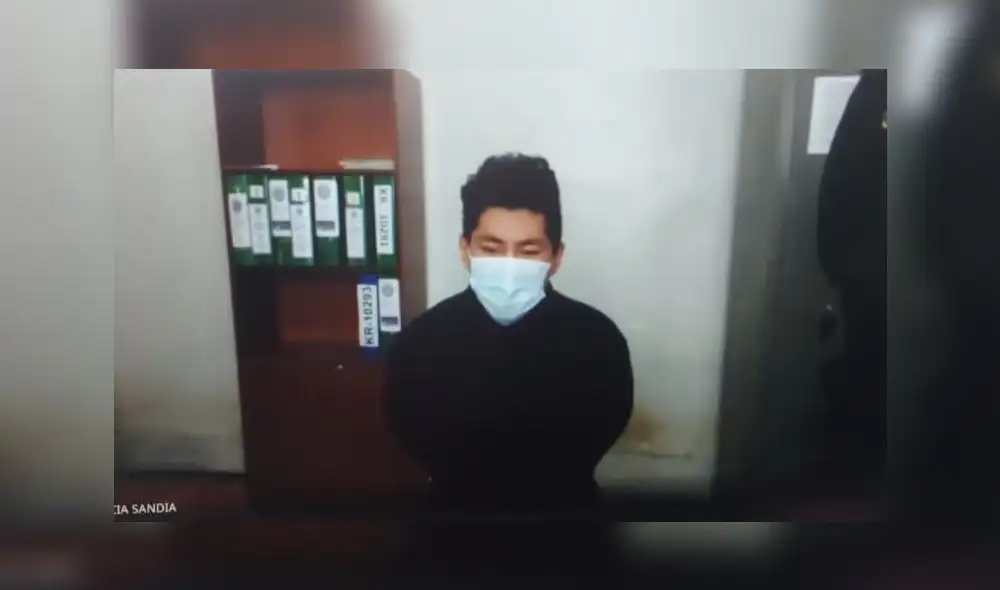 En la audiencia virtual, la magistrada ordenó el inmediato internamiento del ciudadano boliviano en el penal. Foto: Poder Judicial. En la audiencia virtual, la magistrada ordenó el inmediato internamiento del ciudadano boliviano en el penal. Foto: Poder Judicial.