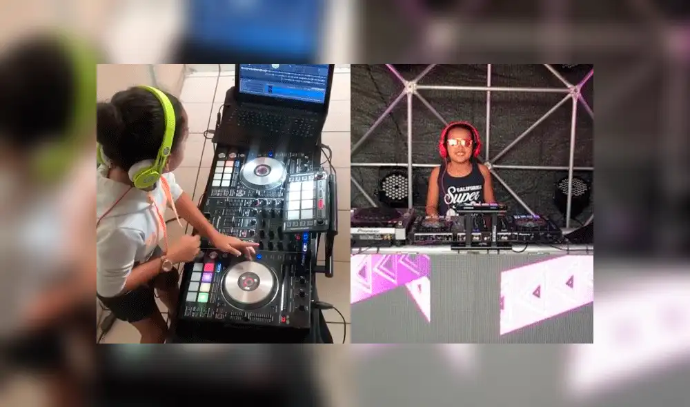 Facebook: conoce a la niña DJ que arrasa en las redes por su mezclas musicales [VIDEO]