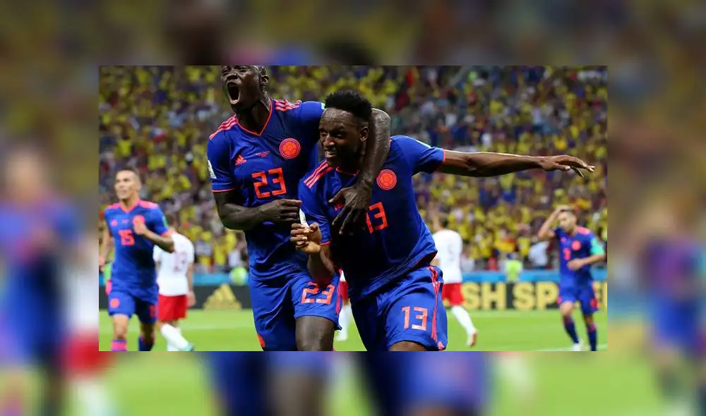 Colombia vs Polonia: gol de Yerry Mina para poner el 1-0 | VIDEO