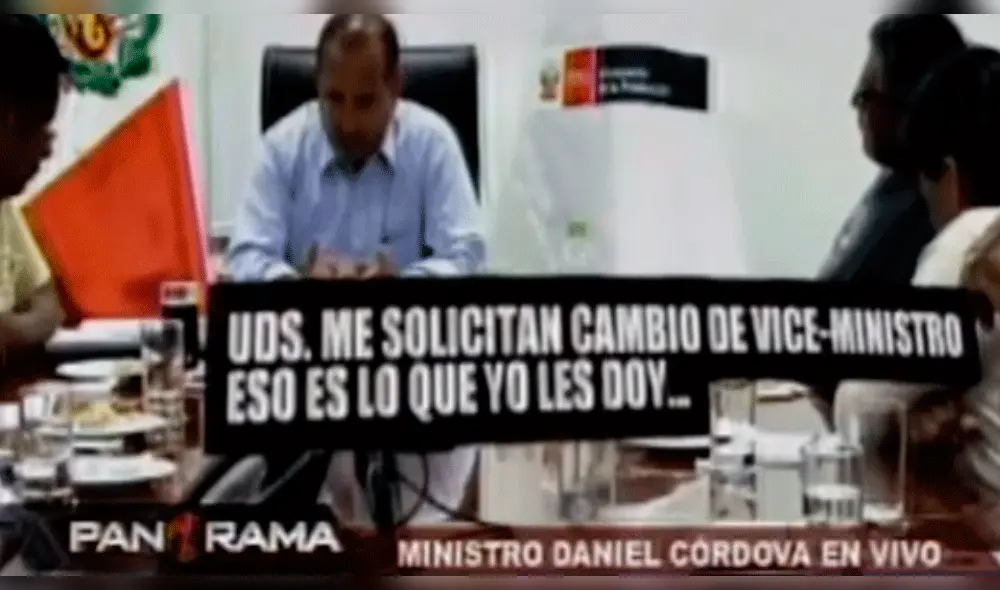 Ministro de la Producción niega haber ofrecido cargo de viceministro a pescadores artesanales Ministro de la Producción niega haber ofrecido cargo de viceministro a pescadores artesanales