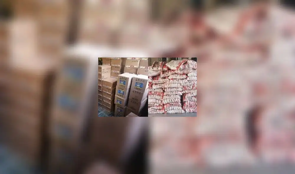 Encuentran productos adulterados y vencidos en almacén. Encuentran productos adulterados y vencidos en almacén.