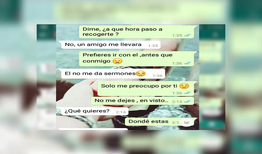 WhatsApp: Chica pone excusas para no ver a su novio y él descubre un triste secreto [FOTOS]