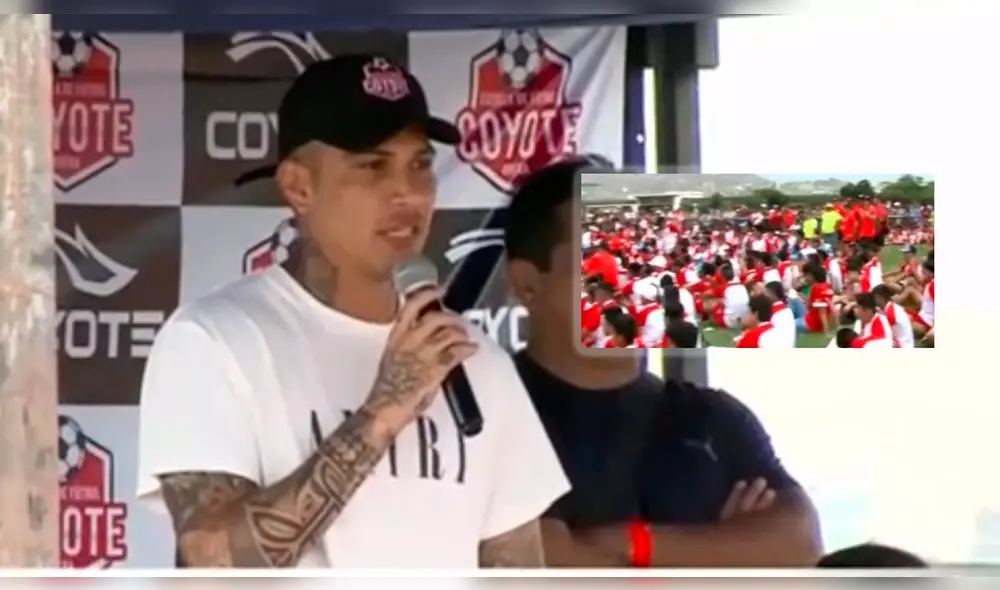 Paolo Guerrero envió mensaje a niños que sueñan con ser futbolistas.