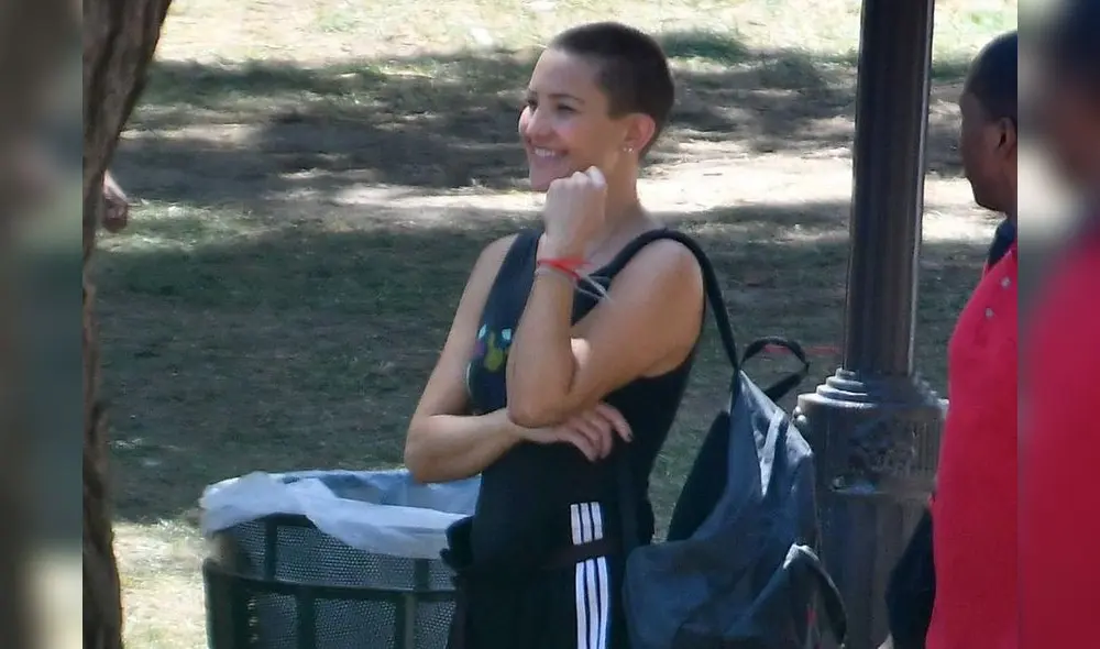 Kate Hudson se rapa cabello para nuevo filme