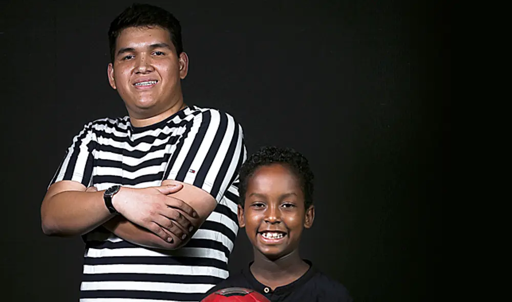 El productor, Martín Casapía, junto al protagonista, Rey del Castillo. Crédito: Michael Ramón El productor, Martín Casapía, junto al protagonista, Rey del Castillo. Crédito: Michael Ramón