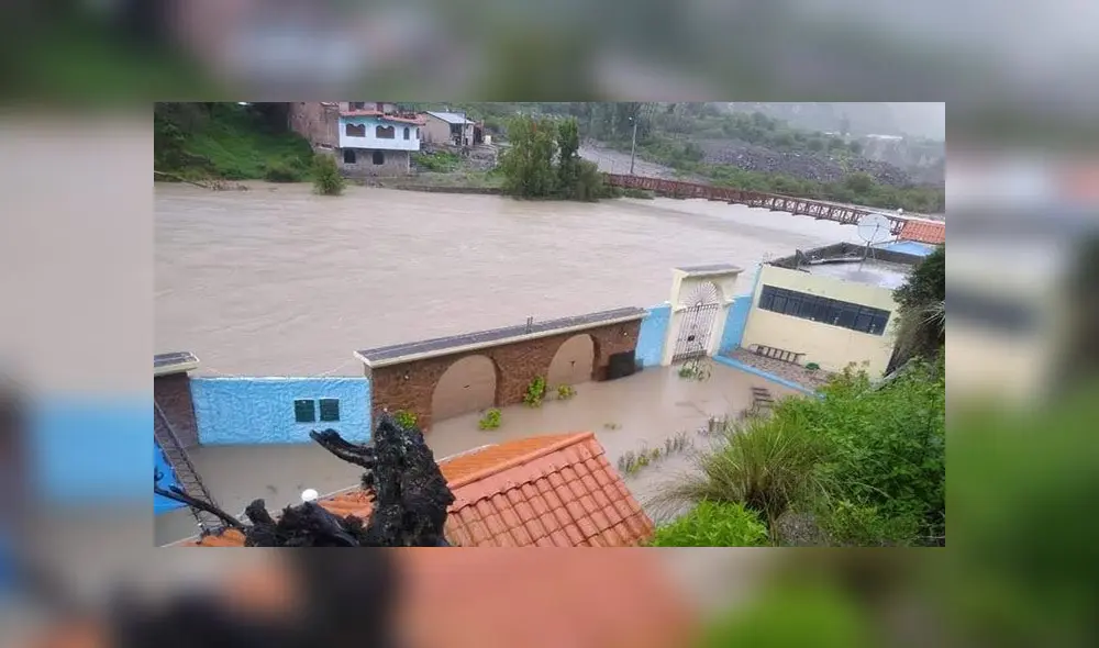 Lluvias y huaicos provocaron el embalse del río Cotahuasi en Arequipa.