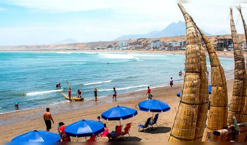 Trujillo: actividad turística en playa de Huanchaco disminuyó en 40% Trujillo: actividad turística en playa de Huanchaco disminuyó en 40%