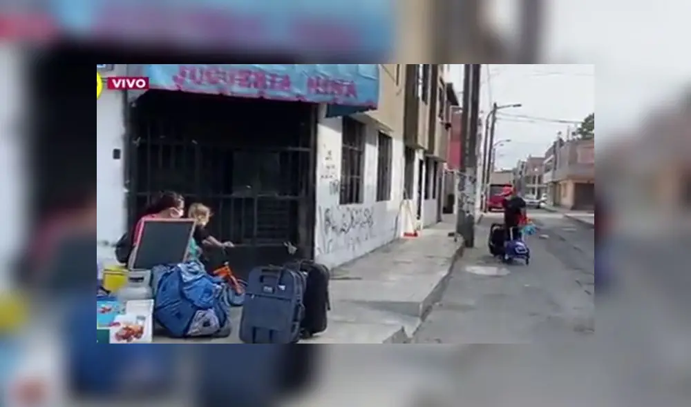 Venezolanos fueron desalojados en SJL. Créditos: RPP. Venezolanos fueron desalojados en SJL. Créditos: RPP.