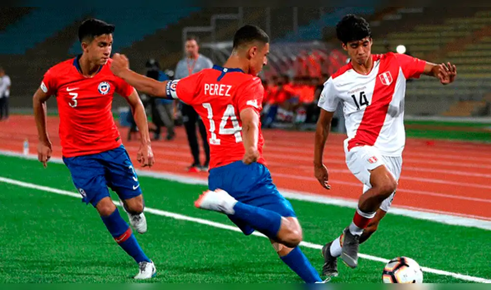Perú fue superado por Chile en la fecha 2 del Hexagonal final del Sudamericano Sub 17