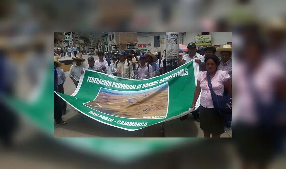 Cajamarca: paro en defensa de las lagunas