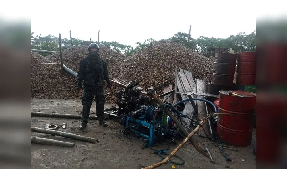 Implacable lucha contra la minería ilegal.