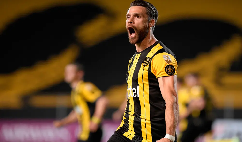 Gary Kagelmacher marcó el primer gol del Peñarol vs. Colo Colo. correspondiente a la fecha 5 del grupo C de la Copa Libertadores 2020. | Foto: EFE Gary Kagelmacher marcó el primer gol del Peñarol vs. Colo Colo. correspondiente a la fecha 5 del grupo C de la Copa Libertadores 2020. | Foto: EFE