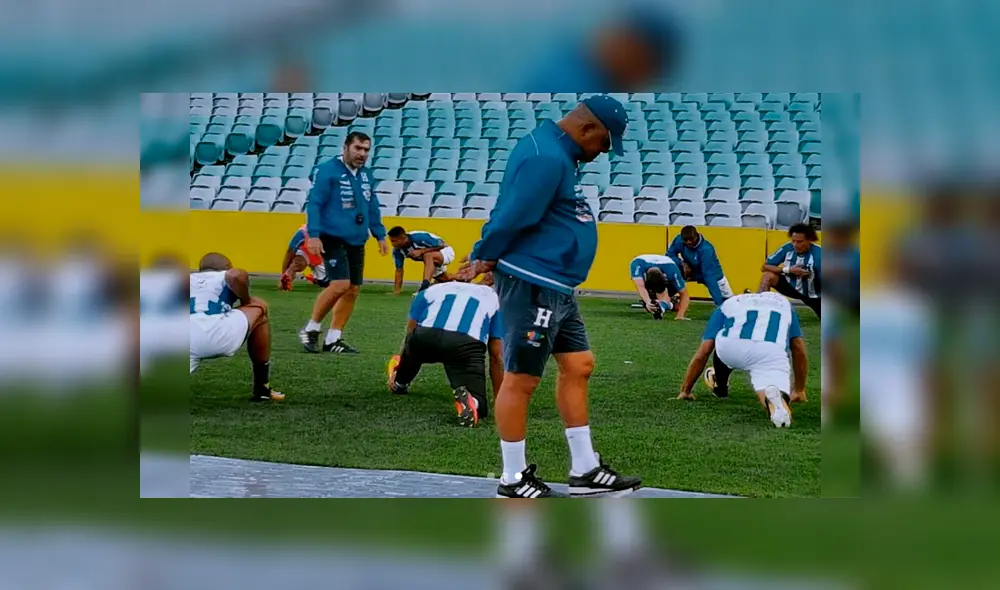 Honduras vs. Australia: Denuncian ‘espionaje’ durante entrenamiento de hondureños [VIDEO]