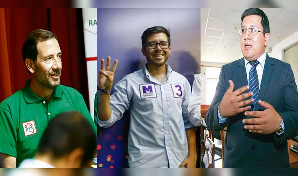 En Arequipa, Ricardo Ramírez, Nico Talavera y Mauricio Chang han mostrando su intención de volver a postular al Congreso. Foto: Composición La República. En Arequipa, Ricardo Ramírez, Nico Talavera y Mauricio Chang han mostrando su intención de volver a postular al Congreso. Foto: Composición La República.
