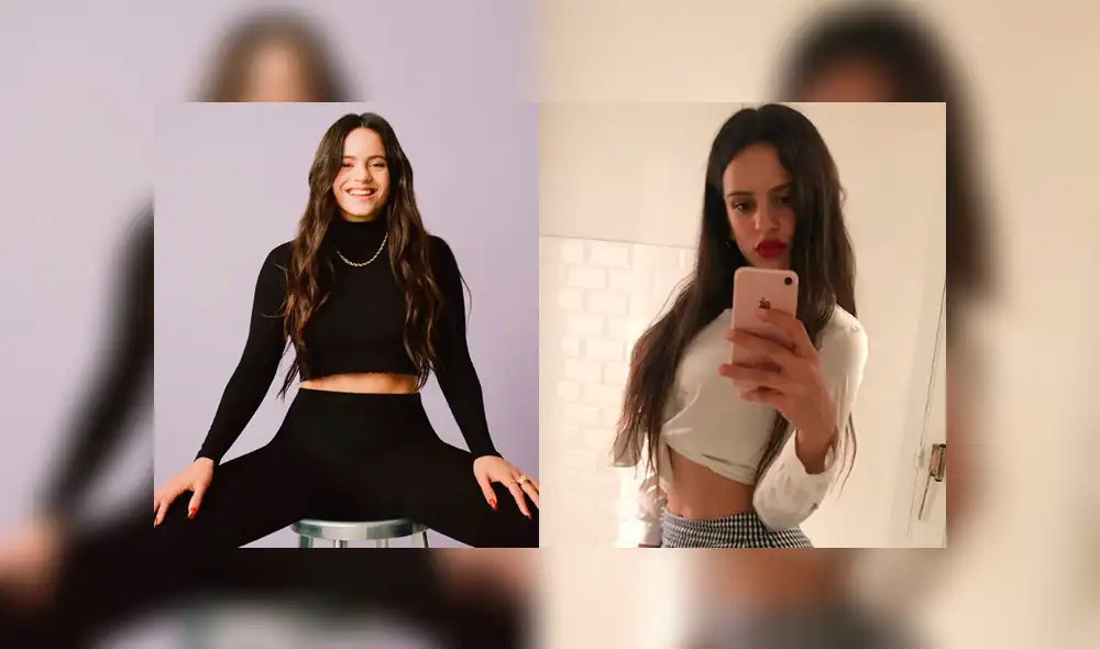 Rosalía asombra con su excéntrico vestido rosa a su público en los Latin Grammy 2018