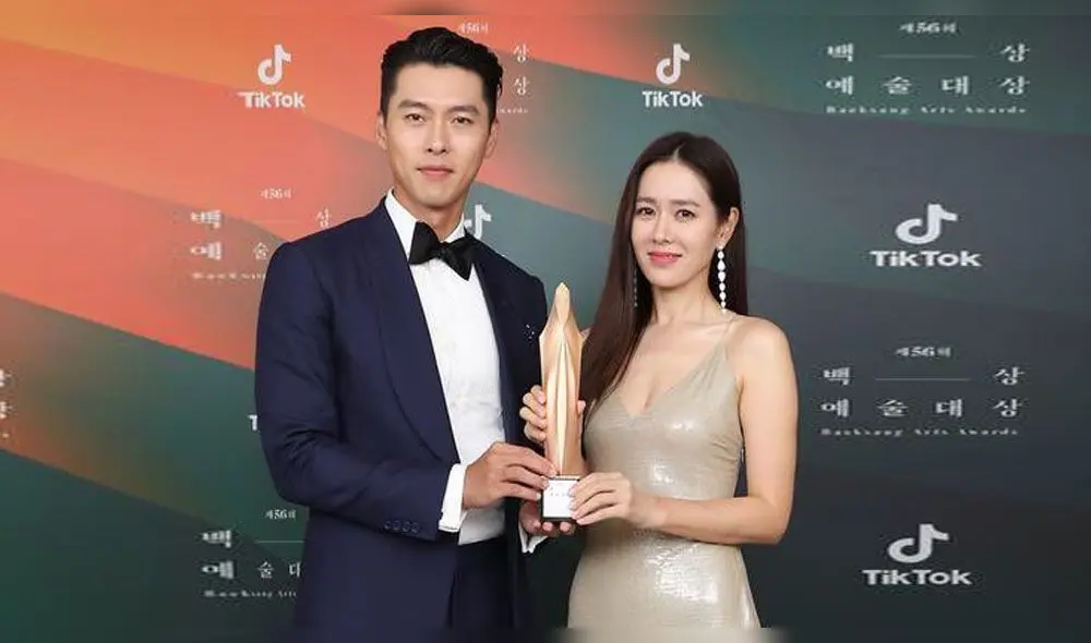 Hyun Bin y Son Ye Jin ganan como Mejor pareja en los Baesang Arts Awards