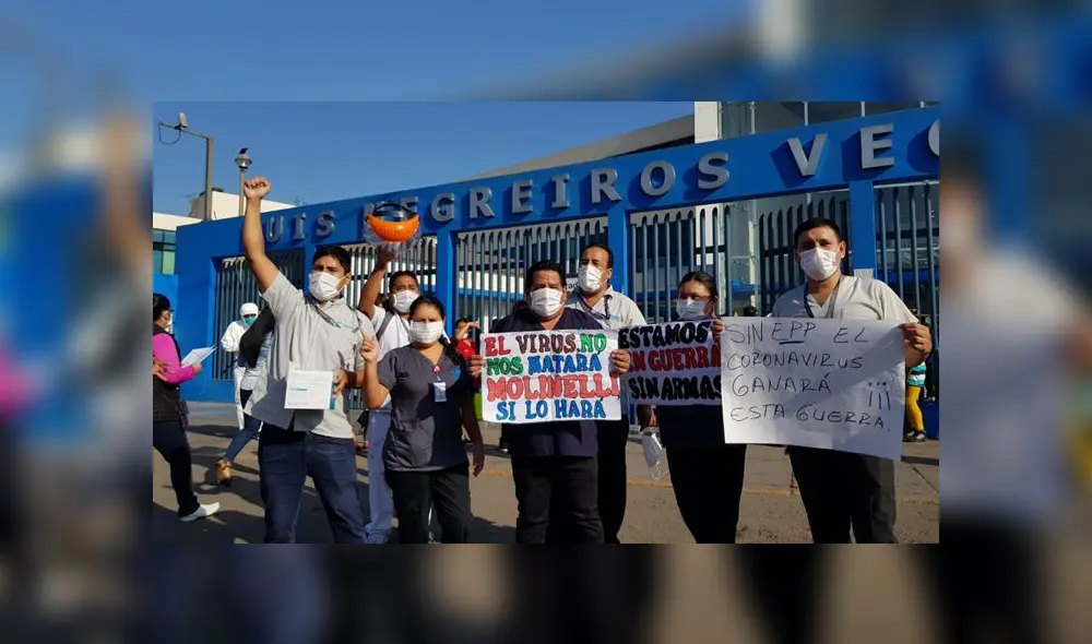Personal médico asegura que ellos mismos se han tenido que comprar sus equipos para protegerse del contagio. (Foto: GLR - URPI)