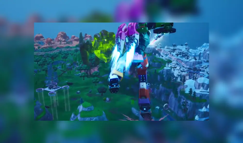 Las mejores postales del evento del fin de la temporada 9 en Fortnite. Revive la batalla entre el Monstruo y el Robot desde todo ángulo.