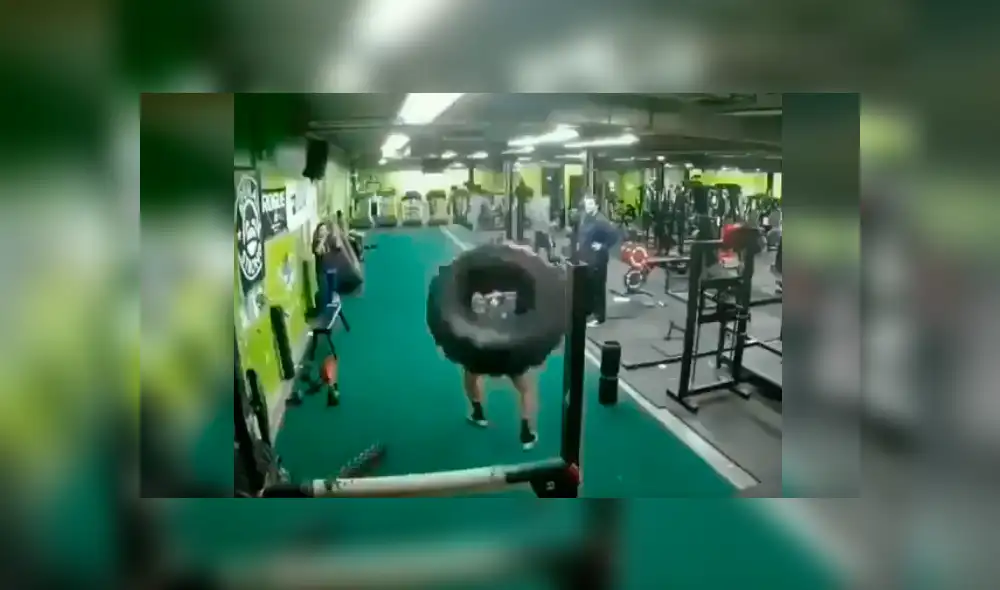 Facebook viral: ‘musculoso’ levanta enorme llanta para presumir su fuerza y sufre doloroso final [VIDEO] 