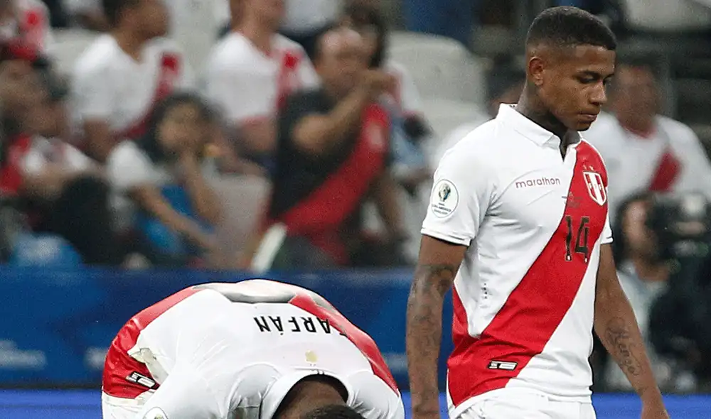 Andy Polo fue criticado en Movistar Deportes tras la goleada de Brasil sobre Perú en la Copa América 2019. | Foto: AFP