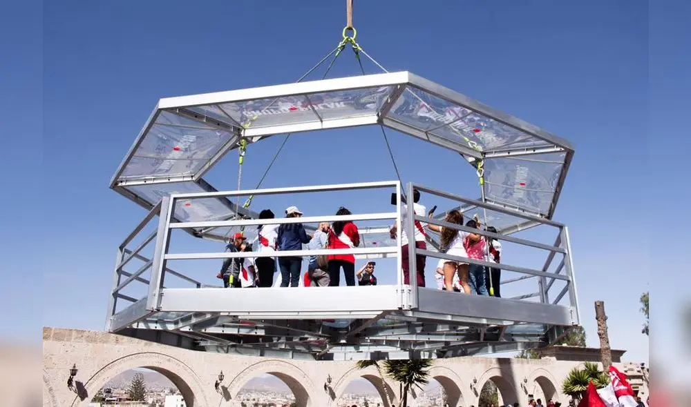 Mirador de cristal - Yanahuara (Arequipa) Mirador de cristal - Yanahuara (Arequipa)