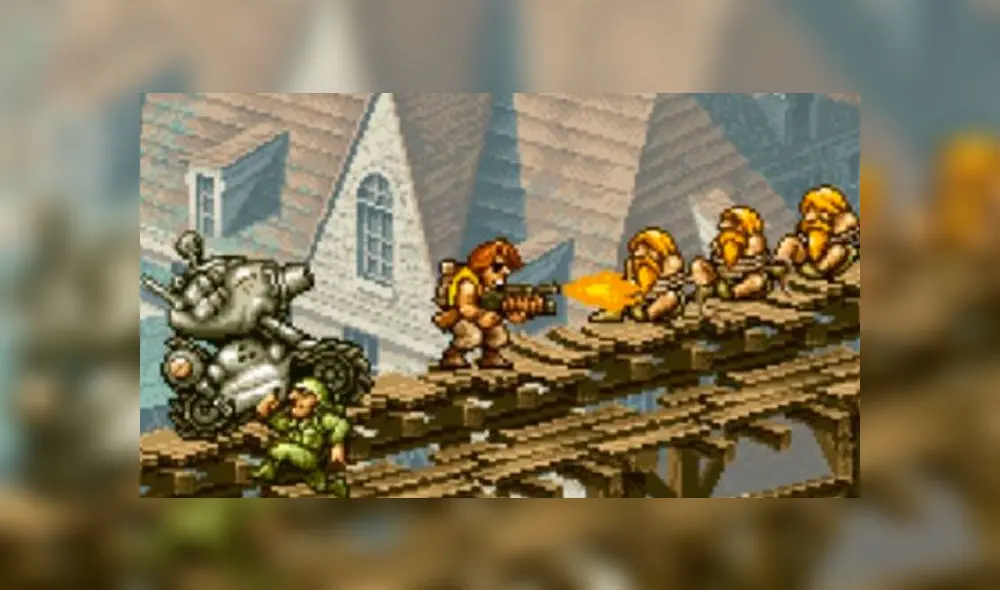 El juego para móviles de Metal Slug es el que parece estar más avanzado.