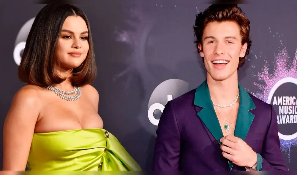 Selena Gomez y Shaw Mendes son las primeras estrellas en desfilar en la red carpet de American Music Awards 2019. Selena Gomez y Shaw Mendes son las primeras estrellas en desfilar en la red carpet de American Music Awards 2019.