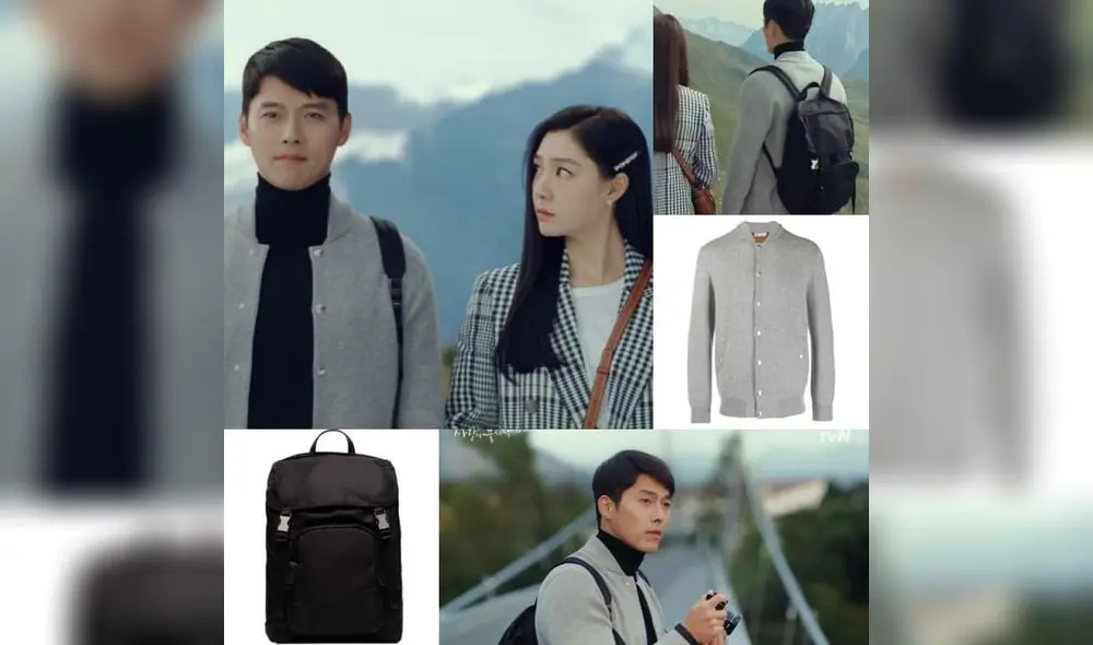 Hyun Bin usando chaqueta Bottega Veneta.