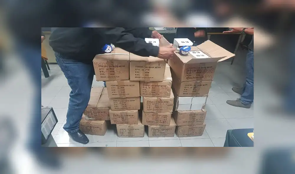 Policía pudo recuperar los medidores robados Policía pudo recuperar los medidores robados