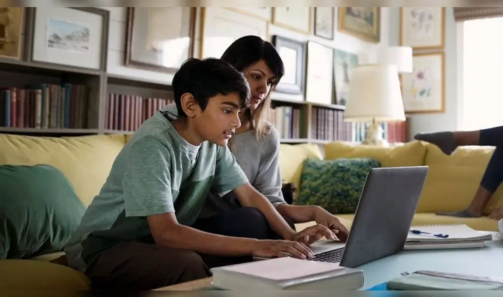 El apoyo de los padres es fundamental para que las clases virtuales tengan éxito en los niveles de inicial y primaria. (Foto: FMDOS)