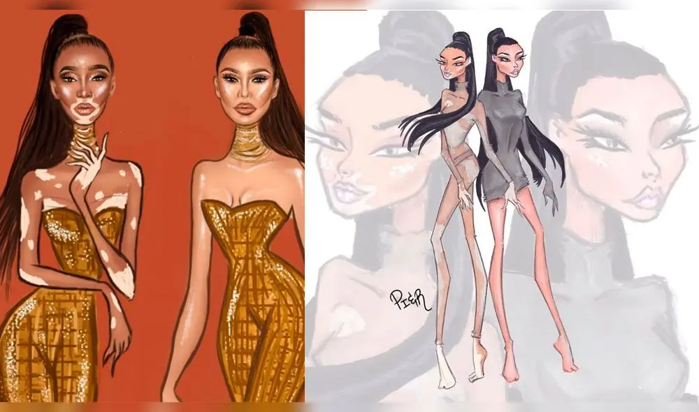 Kim Kardashian y Winnie Harlow lanzan nueva línea de maquillaje 