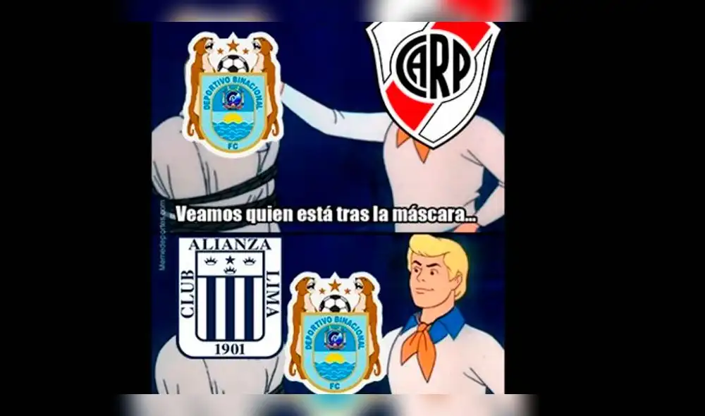 Mira los mejores memes de la derrota de Binacional ante River Plate. Foto: Redes Sociales
