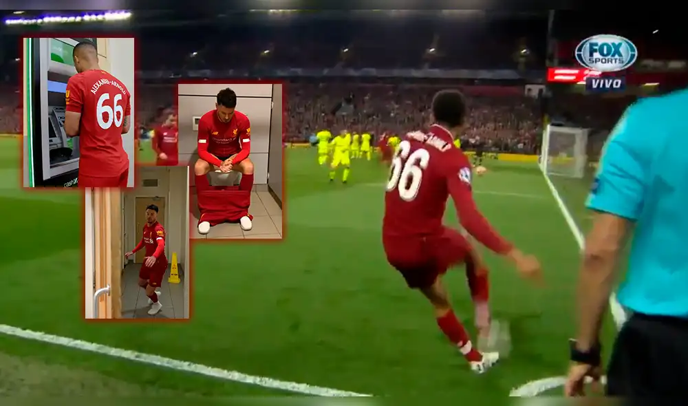 Jugada de Alexander-Arnold que provocó la eliminación de Barcelona es parodiada [VIDEO]