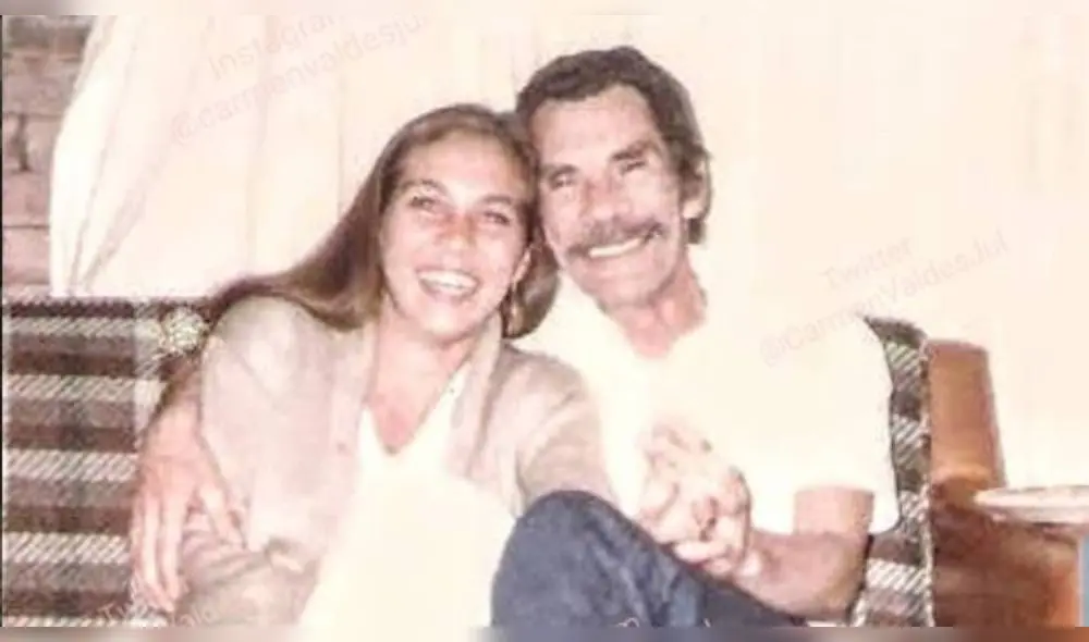 Ramón Valdés y su hija Carmen Ramón Valdés y su hija Carmen