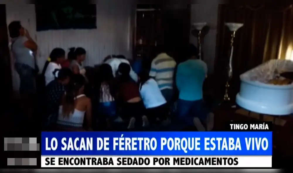 Tingo María: Descubren que "fallecido" estaba vivo en pleno velorio [VIDEO]