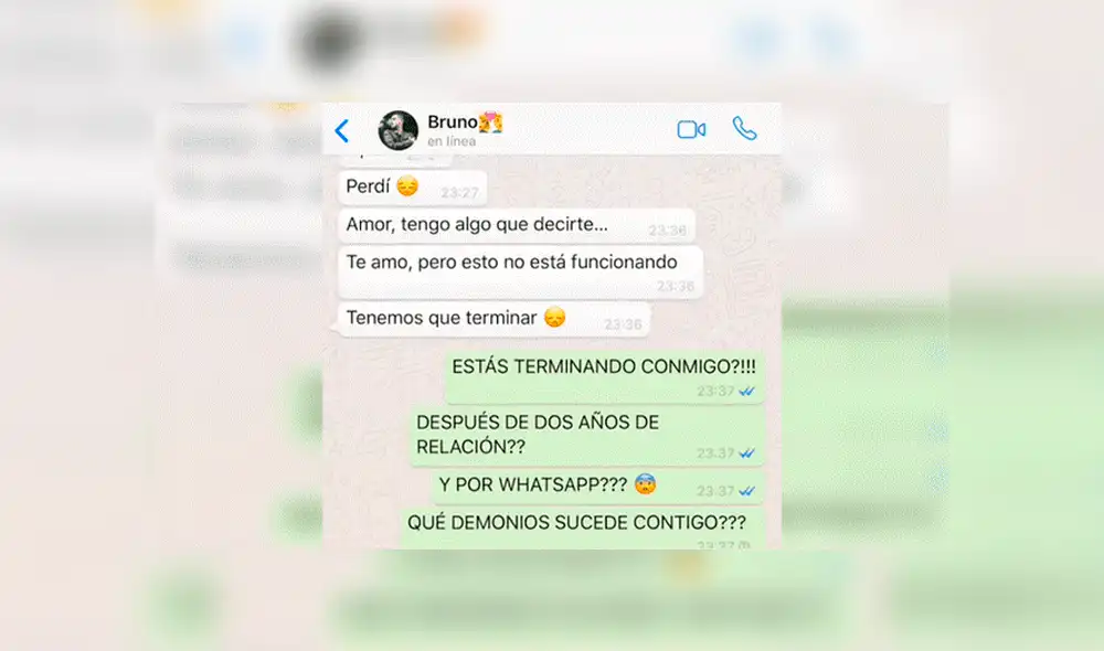 WhatsApp: Joven totalmente ebrio termina revelando oscuro secreto a su novia [FOTOS]
