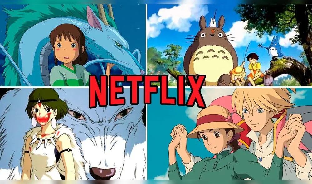 Películas de Studio Ghibli llega a Netflix. Créditos: Composición