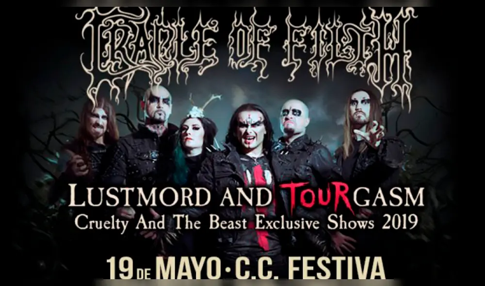 Vocalista de Cradle of Filth lanza insólita 'maldición' contra ladrón en Honduras [FOTOS]